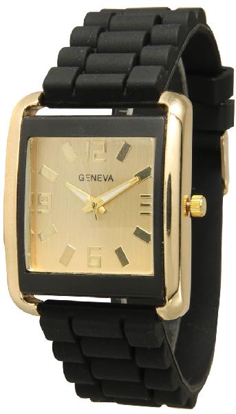 6 Geneva Silicone Band Watches