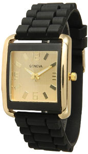 6 Geneva Silicone Band Watches