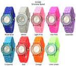 Load image into Gallery viewer, 6 Geneva Silicone Band Watches
