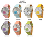 Load image into Gallery viewer, 6 Geneva Strap Band Watches
