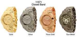 6 Geneva Closed Band Watches