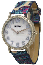 Load image into Gallery viewer, 6 Geneva Strap Band Watches
