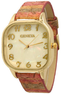 6 Geneva Strap Band Watches