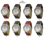 Load image into Gallery viewer, 6 Geneva Strap Band Watches
