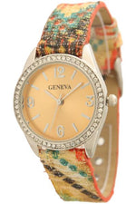 Load image into Gallery viewer, 6 Geneva Strap Band Watches
