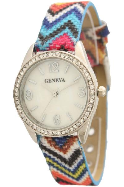 6 Geneva Strap Band Watches