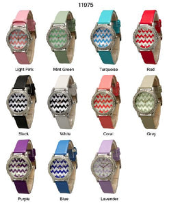 6 Geneva Strap Band Watches