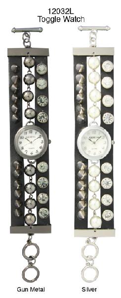 6 Geneva Toggle Bracelet Watches