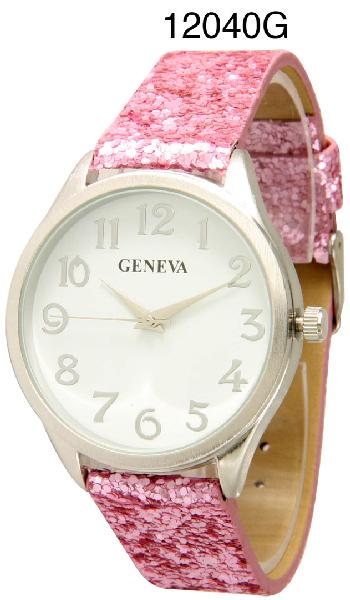 6 Geneva Strap Band Watches