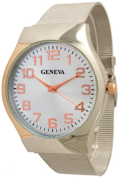 6 Geneva Mesh Band Watches