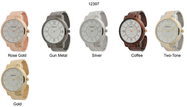 6 Geneva Metal Bangles