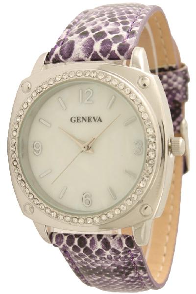 6 Geneva Strap Band Watches