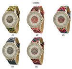 Load image into Gallery viewer, 6 Geneva Strap Band Watches
