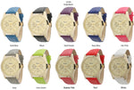 Load image into Gallery viewer, 6 Geneva Strap Band Watches
