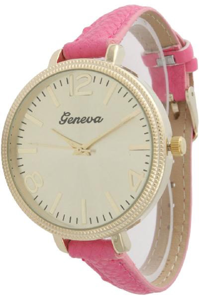 6 Geneva Strap Band Watches