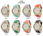 Load image into Gallery viewer, 6 Geneva Strap Band Watches
