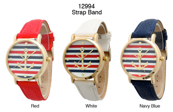 6 Geneva Strap Band Watches