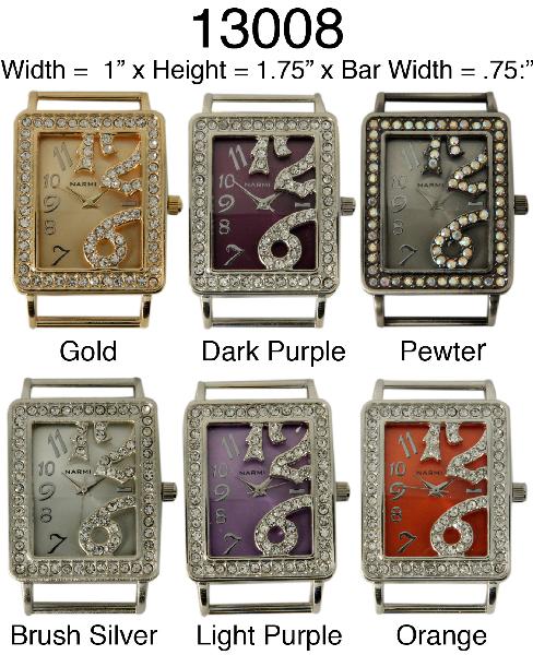 6 Narmi Solid Bar Watch Faces