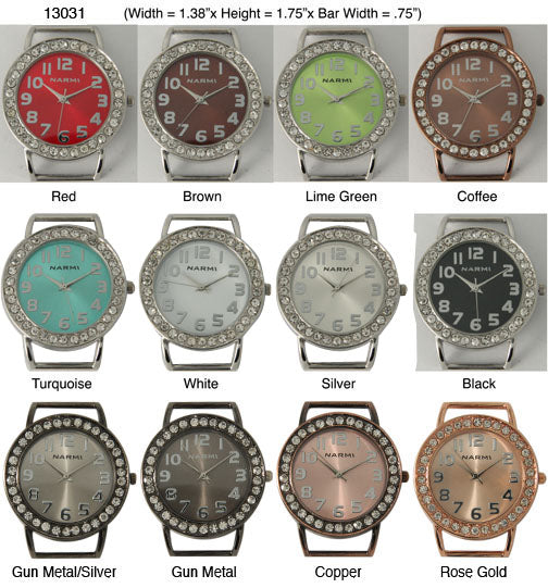 6 Solid Bar Watch Faces
