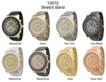 Load image into Gallery viewer, 6 Geneva Stretch Band watches
