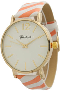 6 Geneva Strap Band Watches