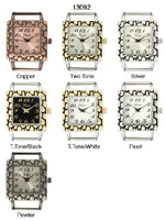 Load image into Gallery viewer, 6 Geneva Solid Bar Watch Faces
