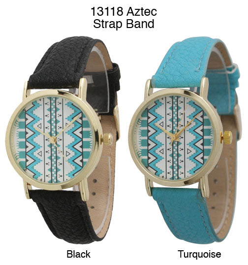 6 Geneva Strap Band Watches