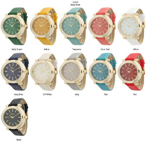 6 Geneva Strap Band Watches