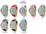 Load image into Gallery viewer, 6 Geneva Strap Band Watches
