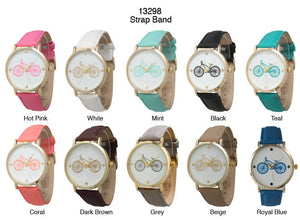 6 Geneva Strap Band Watches