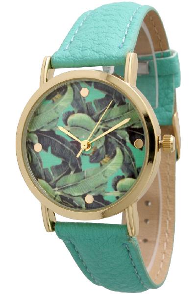 6 Geneva Martinique Banana Leaf Watches