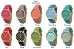 Load image into Gallery viewer, 6 Geneva Moroccan Quatrefoil Watches
