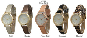 6 Geneva Strap Band Watches