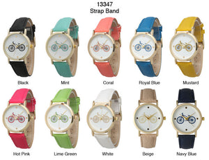 6 Geneva Strap Band Watches