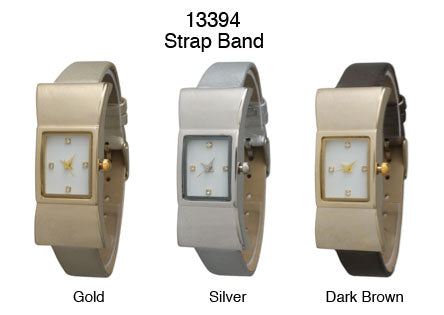 6 Geneva Strap Band Watches