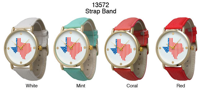 6 Geneva Strap Band Watches