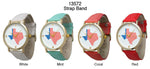 Load image into Gallery viewer, 6 Geneva Strap Band Watches
