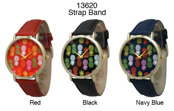 6 Geneva Strap Band Watches