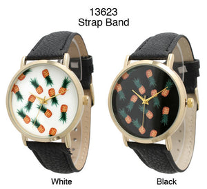 6 Geneva Strap Band Watches