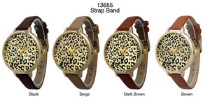 6 Geneva Strap Band Watches