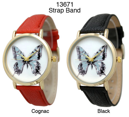 6 Geneva Strap Band Watches