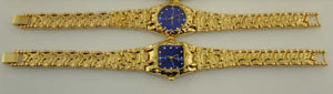 12 Gold Tone Nugget Watches