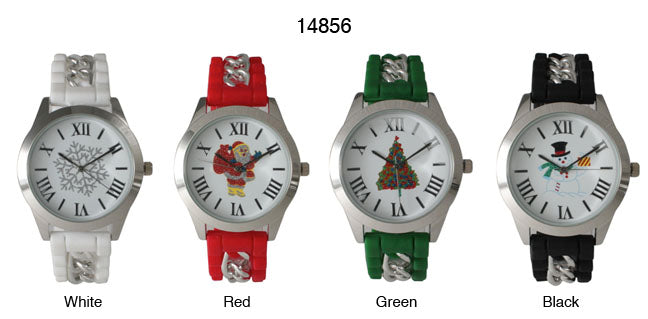 6 Geneva Strap Band Watches