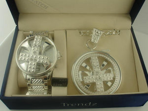 6 Trendz spin Cross watch set