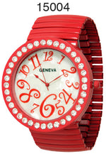 Load image into Gallery viewer, 6 Geneva Stretch Band Watches
