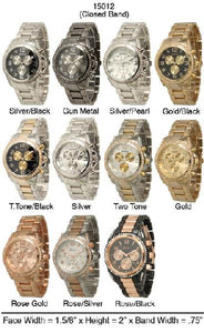 6 Geneva Closed Band Watches