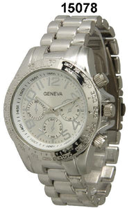 6 Geneva Closed Band Watches
