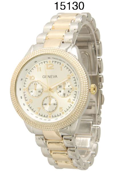 6 Geneva Closed Band Watches