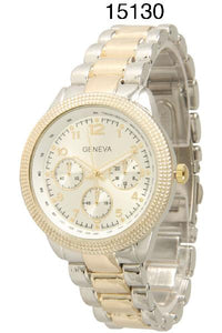6 Geneva Closed Band Watches