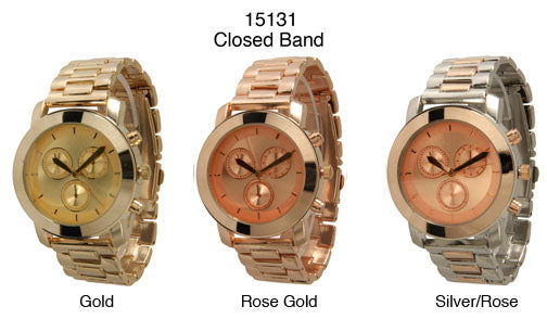 6 Geneva Closed Band Watches